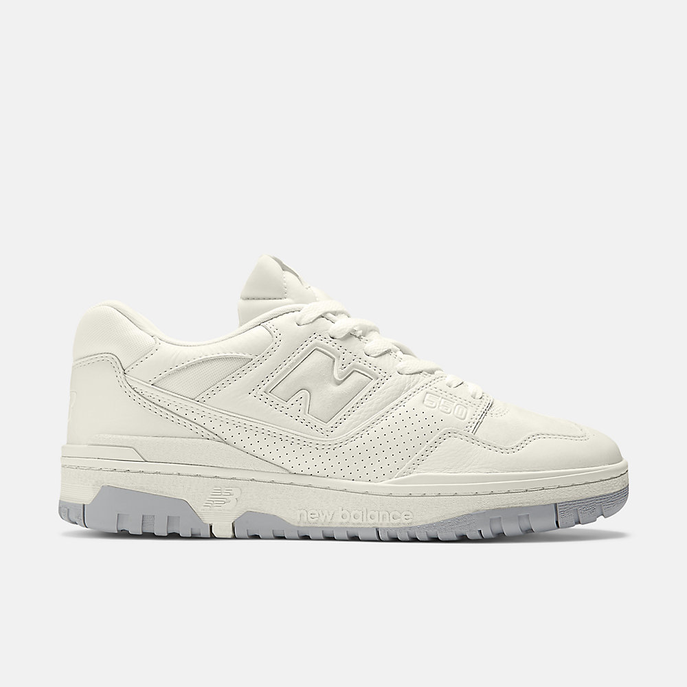 New Balance 550 Shoes Turtledove with Raincloud and White